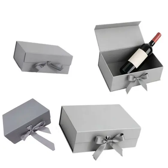 Caixa Premium com Fita de Cetim Presente 20 x 8 x 18 cm
