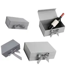 Caixa Premium com Fita de Cetim Presente 20 x 8 x 18 cm