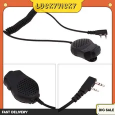 Microfone De Alto-Falante Portátil PTT Duplo Para-82-82L GT-5
