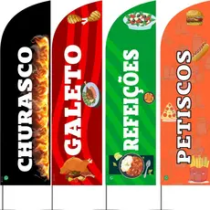 WindBanner Personalizado Kit cm Hastes Sua Marca 2m Bandeira/ BANNER PERSONALIZADO/ FACHADA DA LOJA/ EXPOSITOR