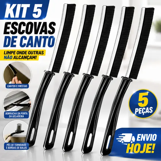 Escova de Limpeza Multiuso de Aço Para Cantinhos e Cantos