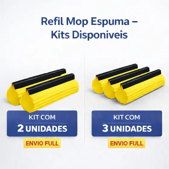 Refil De Mop Rodo Mágico Espuma Limpeza Esfregão Alta Absorção