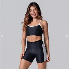 Conjunto Fitness Feminino Bicolor Short e Top TorresFit Wear