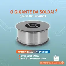 Arame de solda revestido MIG uso sem gás E71TGS 0.8/1mm 1KG Para MIG sem Gas