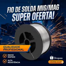 Arame De Solda Mig Para Uso Sem Gás 0,8mm 1kg