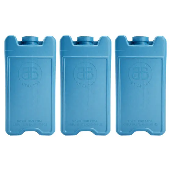 Kit 3 Gelo Placa Gel Artificial 200ml Bolsa Térmica Reutilizável Cooler Viagem Praia Camping