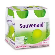 Souvenaid Morango com 4 Unidades de 125ml cada