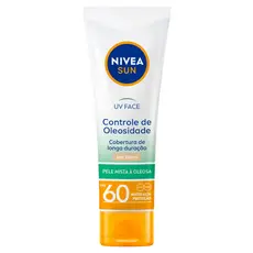 Protetor Solar Nivea Sun UV Face Controle de Oleosidade FPS 60 Cor Clara 50ml