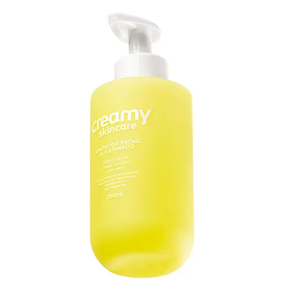 Limpador Facial Glicerinado Creamy Skincare 200ml