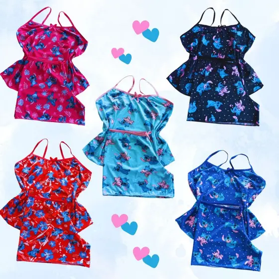 kIT 5 Baby Doll PIJAMA Direto da Fabrica(ADULTO)