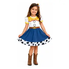 Fantasia Jessie Infantil Vestido Menina Cowgirl Toy Story