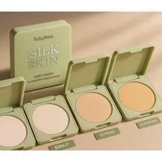 Pó Compacto Soft Finish Silk Skin By Ruby Rose - 9,5G