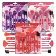 Kit KP9-5 com 7 Pincéis para Maquiagem Macrilan