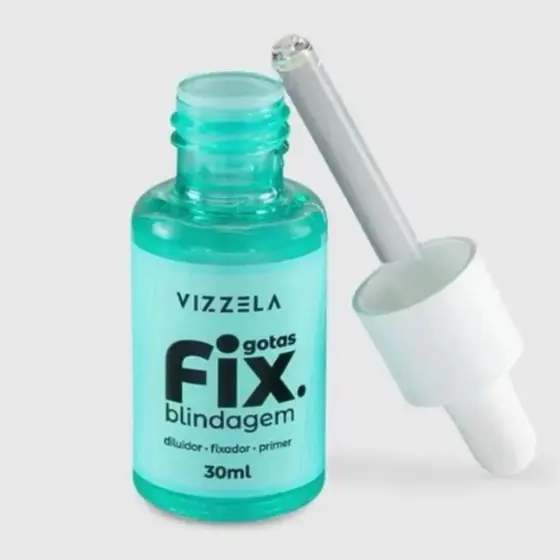 Vizzela Gotas Fix Blindagem Fixador de Maquiagem 30ml