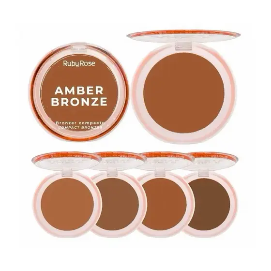 Bronzer Compacto Amber Bronze Ruby Rose HB M202