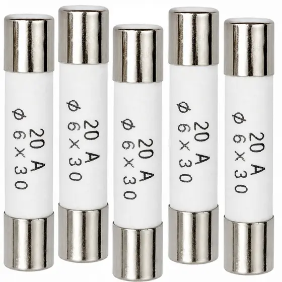 05 Pçs Fusível Cerâmico Para Forno Microondas 20a