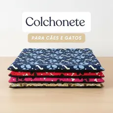 Caminha pet colchonete slim para cachorro e gato cama modelo simples