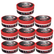 Kit 10 pasta fixadora efeito matte barba e cabelo Lelooks For Men 130g