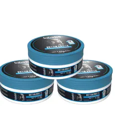 KIT 3 PASTAS FIXADORAS EXTRA FORTE 130G LELOOKS