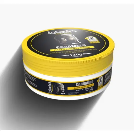 Pasta Fixadora Caramelo Barba e Cabelo 130g LeLook´s
