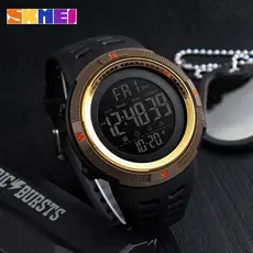 SKMEI Relogio 1251 esportes impermeável masculino lazer digital LED digital multifuncional relógio eletrônico