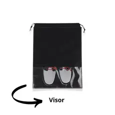 5 Saco Organizador Em Tnt Sapato  Visor Transparente