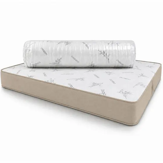 Colchão Casal D33 Ortopédico 188x138x12 Embalado A Vácuo Selo Inmetro Confortável Macio Resistente