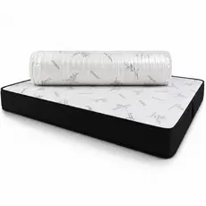 Colchão de Espuma D33 Estampado Tamanho Casal 188x138x12 cm Vácuo Certificado Inmetro Ortopédico Resistente
