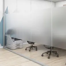 Adesivo Jateado Para Vidro Box Vitrine Janela Faixa Decorativa Papel Película Jateada Blindex Fosco
