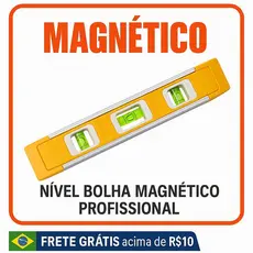 Nível Bolha Magnético profissional com Imã Nível de Mão Magnético Bolha Nivelador ferramenta para Serralheiro