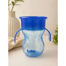 Copo Treinamento 360° Buba Original Antivazamento Bebê 210ml/270ml com Alças