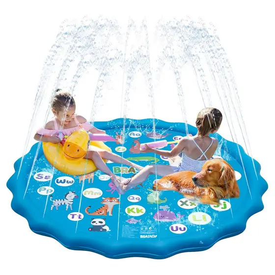 Brastoy 170Cm Splash Sprinkler Pad Piscina Chafariz Infantil