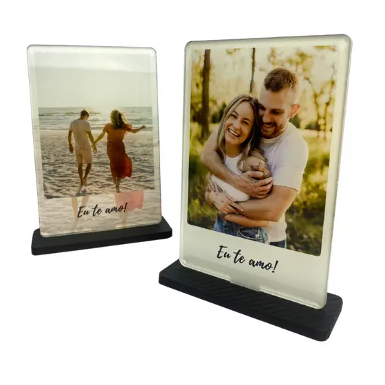 Placa / Quadro Personalizado com Foto - Para Casal - Acrílico