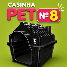 Casinha Cachorro Plástica Desmontável N8 Casa Pet Porte Grande Proteção UV