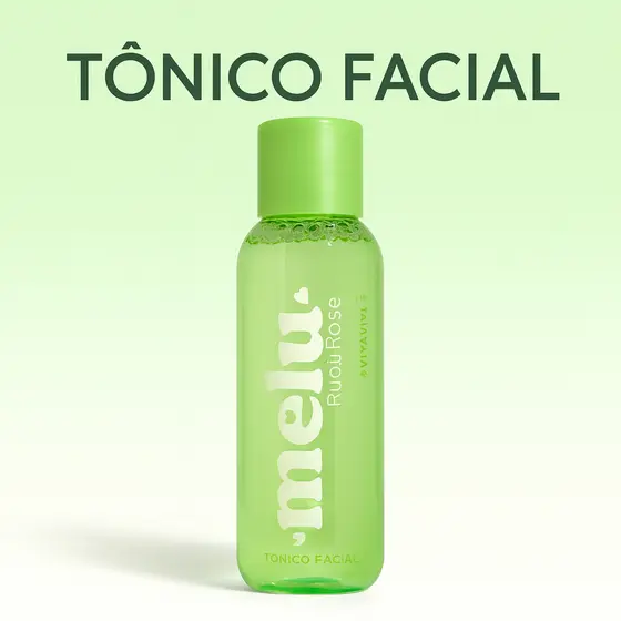 TÔNICO FACIAL MELU RUBY ROSE Vitamina E Esqualano 100ml
