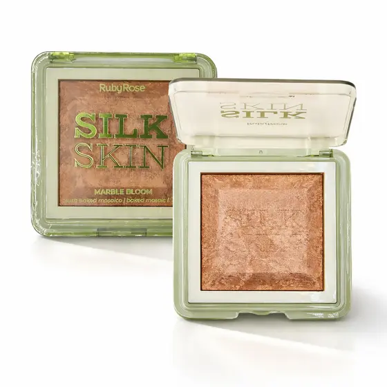 BLUSH BAKED MOSAICO Ruby Rose Silk Skin Marble Bloom 8g