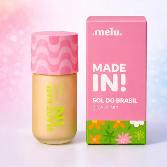 SÉRUM GLOW SOL DO BRASIL Melu by Ruby Rose Made In! 32ml