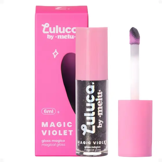 GLOSS MAGICO LABIAL Luluca By Melu Magic Violet