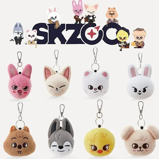 Chaveiro de Pelúcia Skzoo Boneca Stray Kids Brinquedo Idol Acessórios para Coleção e Presente para Fãs