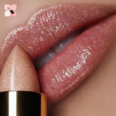 HANDAIYAN Batom Profissional Sereia Shimmer/Vermelho Pigmento Nude À Prova D'água De Longa Duração Labial Básico Diário Feminino Maquiagem Cosmética