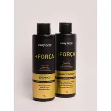 Kit Shampoo 1L + Condicionador 1L +Força Easy Now