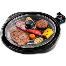 Grill Redondo Smart Grill, Mondial, G-04, 30cm, 1200W, PRETO - 220v
