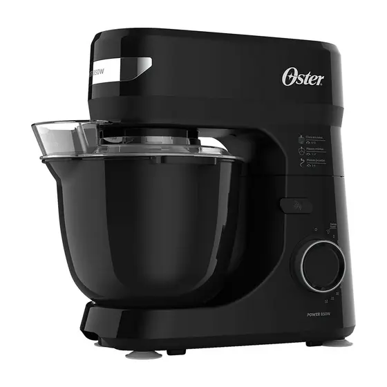 Batedeira Planetária Oster Black lll Power 850w 4 Litros Preta - 127v
