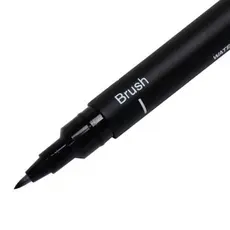 Caneta brush preto UNI PIN Cis