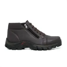 Bota Masculina Coturno Ziper Lateral Palmilha Gel Frontinni Calçados