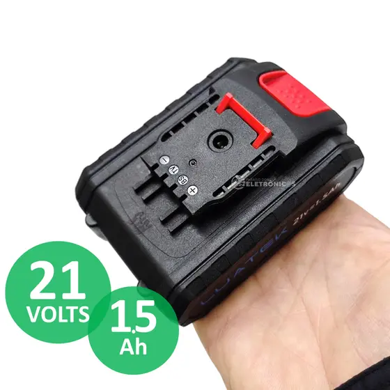 Armazene com Segurança e Ganhe Durabilidade Máxima na Bateria 21 V 1.5 Ah BATLUATEK21V15A
