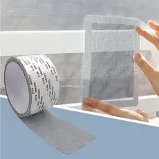 Repare Telas Mosquiteiras com Praticidade Fita de Fibra de Vidro Super Resistente – BOM1349