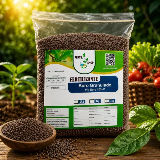 Fertilizante Boro 10 Granulado Adubo Micronutriente | Variedade de Kg