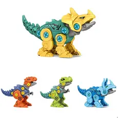 Brinquedo Dinossauro de Montar e Desmontar | Educacional | Chave de Fenda Inclusa | Robô Dinossauro