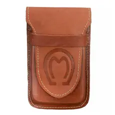 Bainha Capinha Ferradura De Celular Em Couro Legitimo - Vários Modelos Promoção Novidade